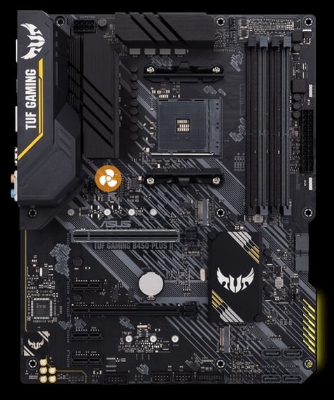 ASUS TUF GAMING B450 PLUS II AM4 AMD B450 SATA 6Gb s USB 3.0 HDMI ATX AMD Motherboard